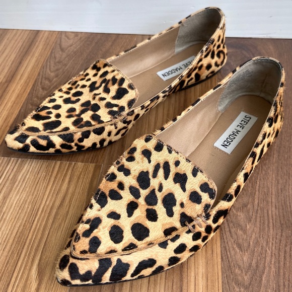 Steve Madden Calf Hair Leopard Print 